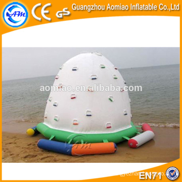 Kids inflatable water rock climbing wall for sale